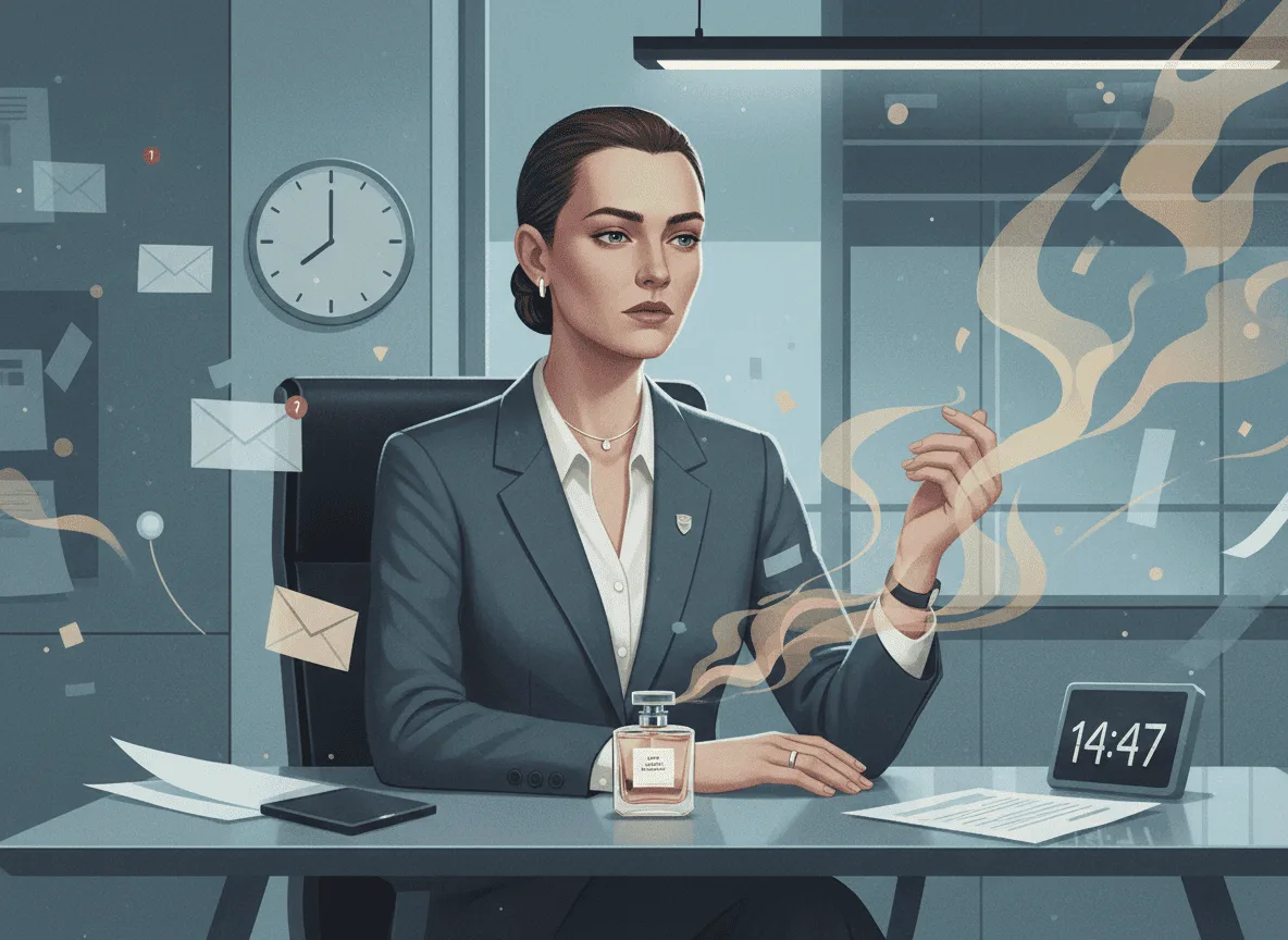 Capa do post O Perfume Que Te Impede de Ter Colapso Nervoso no Trabalho